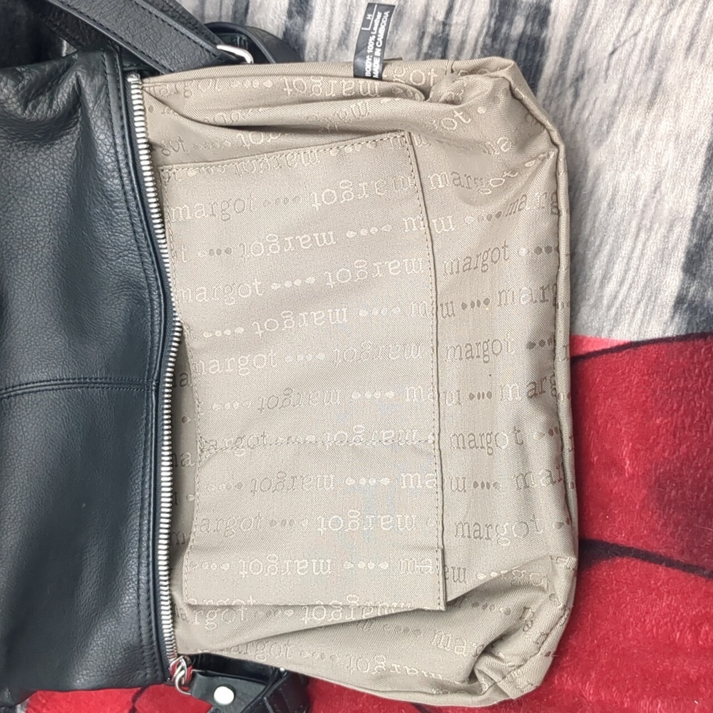 Margo Black Leather Crossbody Bag - Picture 8 of 10